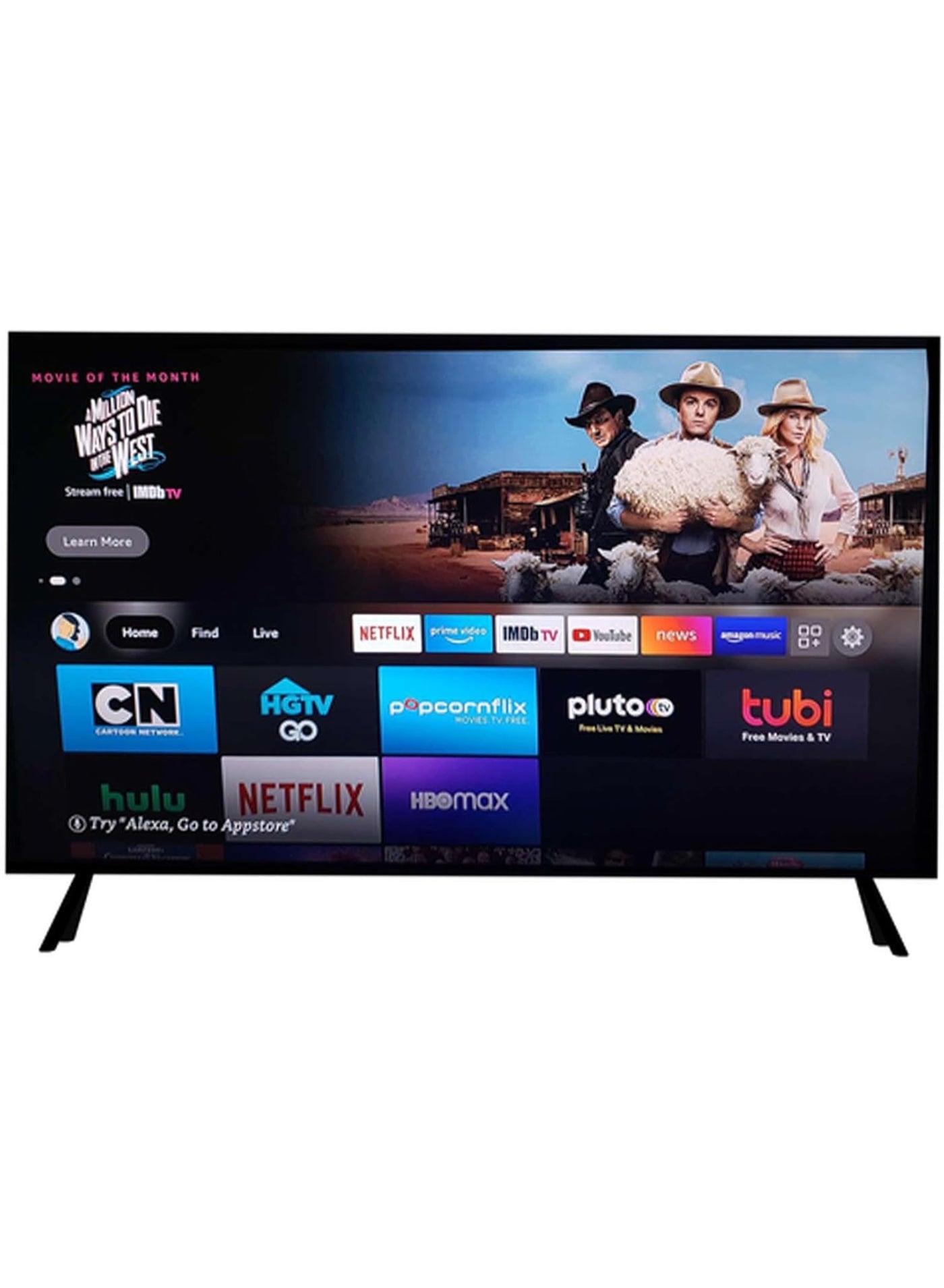 Pluto 43 Inch Smart TV , FHD LED Built-In Receiver -KFD43AG.N559